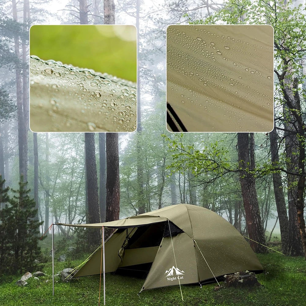 2 3 Man Person Camping Tent Portable Outdoor Hiking Tent Easy Setup 4-Season